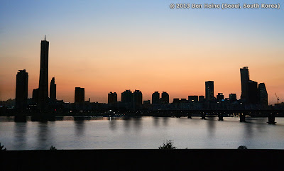 Seoul Panorama and Han River Photo by Ben Heine