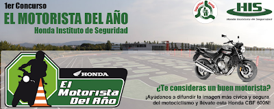 premios moto HONDA CBF600N,  cascos Honda promocion El Motorista del Año de  Montesa Honda España 2011