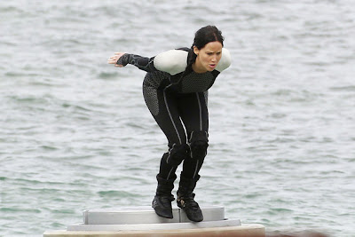 Jennifer Lawrence - The Hunger Games: Catching Fire Shooting
