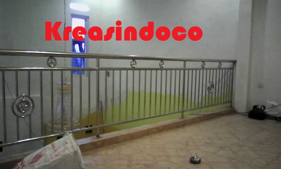 Balkon Stainless Minimalis Pemasangan di Keradenan Bogor