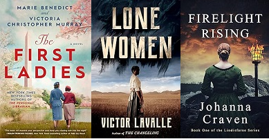 The First Ladies, Lone Women, Firelight Rising covers
