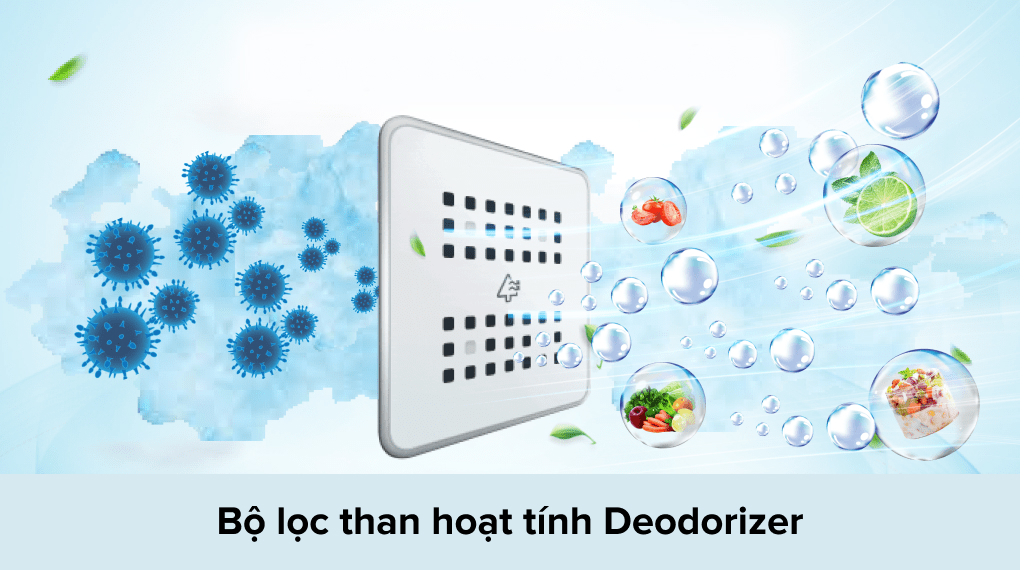 Tủ lạnh Samsung Inverter 322 Lít RT29K503JB1/SV - Công nghệ khử khuẩn