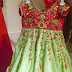 Light Green and Red Frock