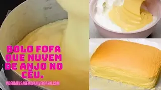 Como Fazer Bolo Fica Mais Fofa que Nuvem de Anjo no Céu.