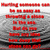 Hurting someone can be as easy as throwing a stone in the sea. But do you have any idea how deep that stone can go? 