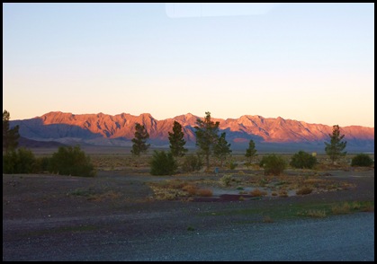 Sunrise at Longstreet RV Nevada
