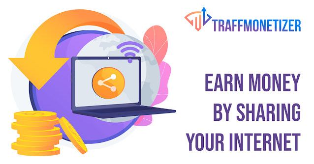 Earn money with Traffmonetizer. Share your unused internet and earn money.