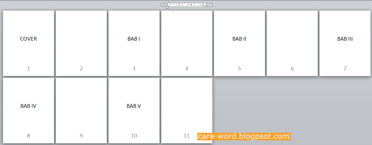 Cara Menghilangkan Page Number Cover Mudah (Gambar Lengkap 