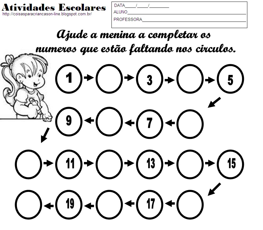 Atividades Escolares Educacao Infantil Numeros 2015 | TATTOO PICTURES