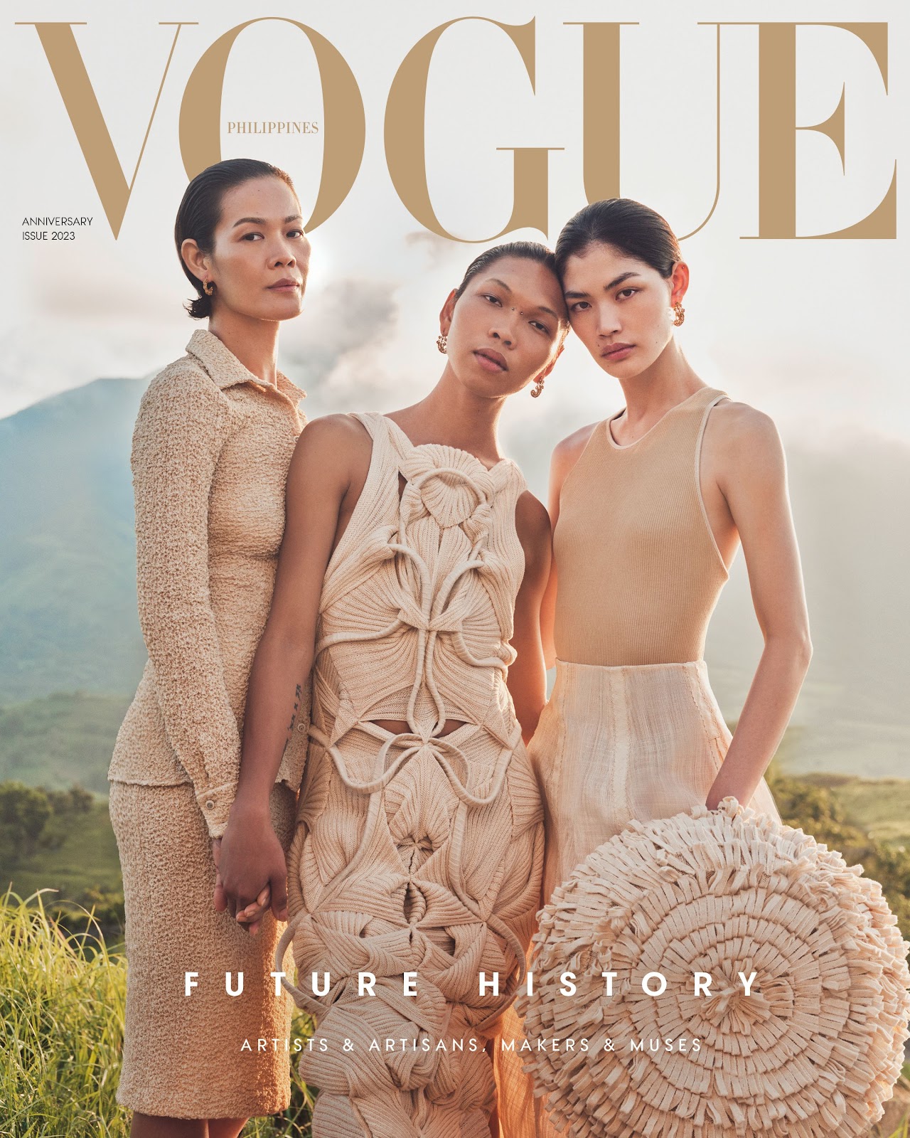 Jo Ann Bitagcol, Lukresia & Rina Fukushi in Vogue Philippines September 2023 by Sharif Hamza