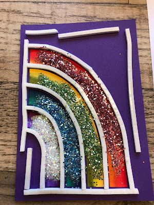 rainbow dies, Stampin' Up!