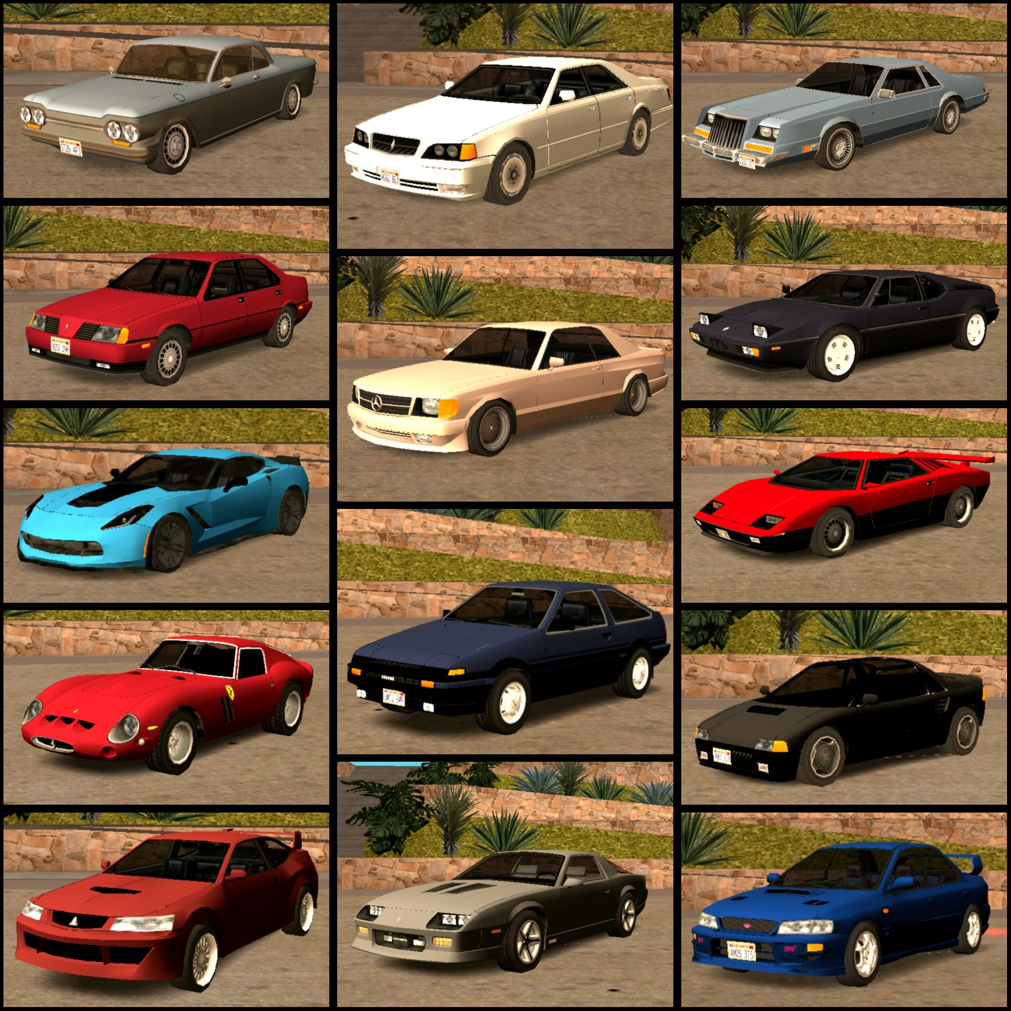 Aesthetic Low Poly Cars Pack For Pc Mobile