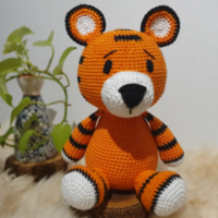 tigre amigurumi patrón gratis