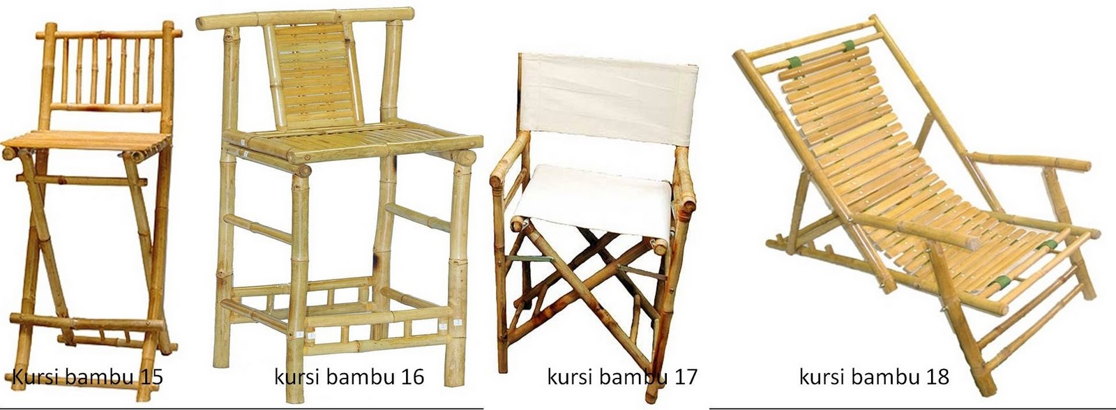 Taman Bambu Nusantara Aneka Model Furnitur dari Bambu