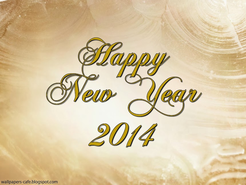 Elegent New Year 2014 Wallpaper