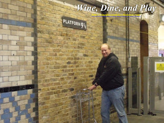 The Platform  9 ¾ at Kings Cross Station in London for Harry Potter fans