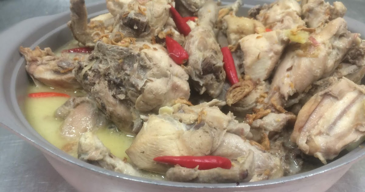 Resep Opor Ayam Putih Menu Istimewa Khas Yogyakarta  topkoky