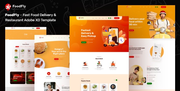 Best Restaurant Adobe XD Template