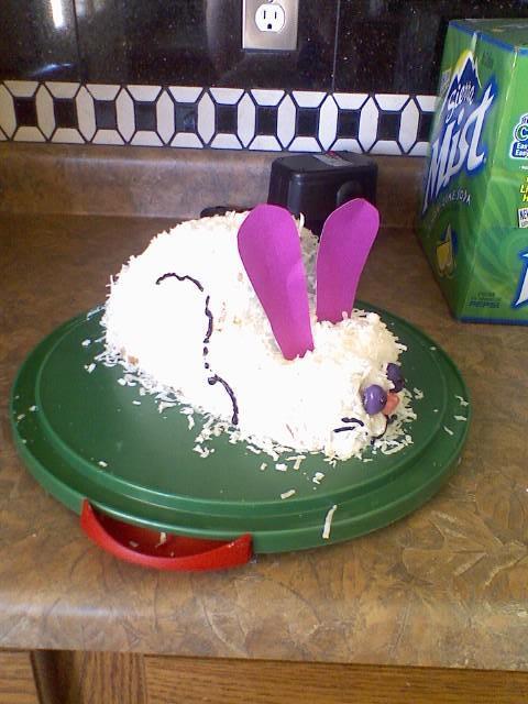 chocolate easter bunny cake. easter bunny cake ideas.