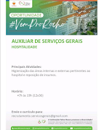 Vaga de Auxiliar de Serviços Gerais em Belo Horizonte/MG