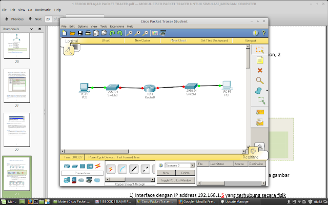 Membuat ROUTING (INTERCONNECT-NETWORK) di Cisco Packet Tracer