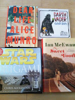 Ian McEwan Sweet Tooth Dear Life Alice Munro Star Wars Origami Darth Vadar and Son