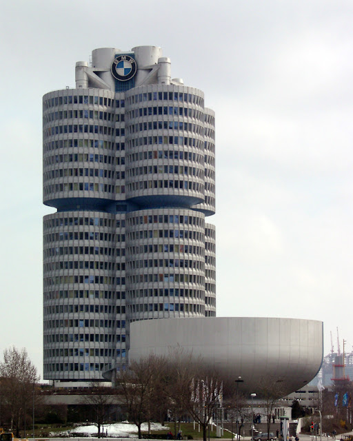 BMW Headquarters by Karl Schwanzer, Petuelring, Munich