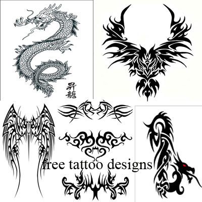 Sketch of Dragon Tattoos Japanese