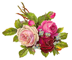 rose leaves stems flower image digital clip art crafting