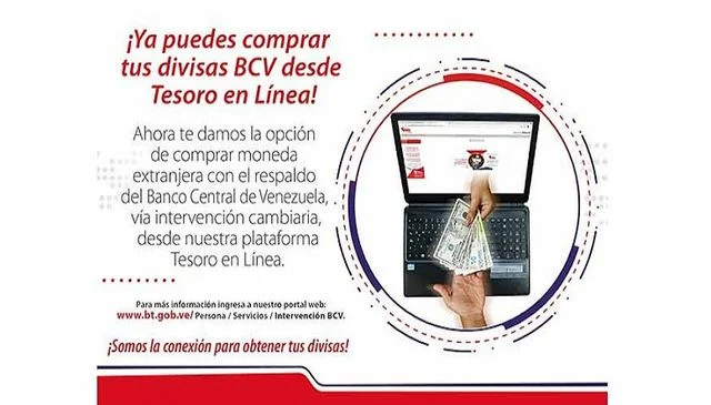 ¿Cómo comprar fácilmente dólares BCV en línea a través del Banco del Tesoro?