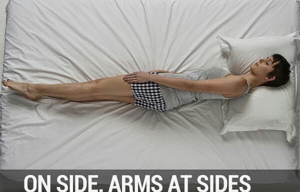 Health and Fitness: Proper sleeping postures.