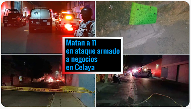 Comando de Sicarios revienta Hotel y Bares de Celaya para acribillar a 16 personas, 11 muertos y 5 heridos