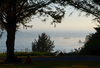 walking about 200 yards from the campsite yields a great view