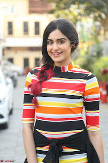 Adha Sharma in a Cute ed Short Tight Colorful Dress Spicy Pics Feb 2017 002.JPG