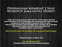 Jumlah Shaff Dalam Sholat Jenazah