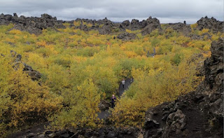 Campos de lava Dimmuborgir, Islandia, Iceland.