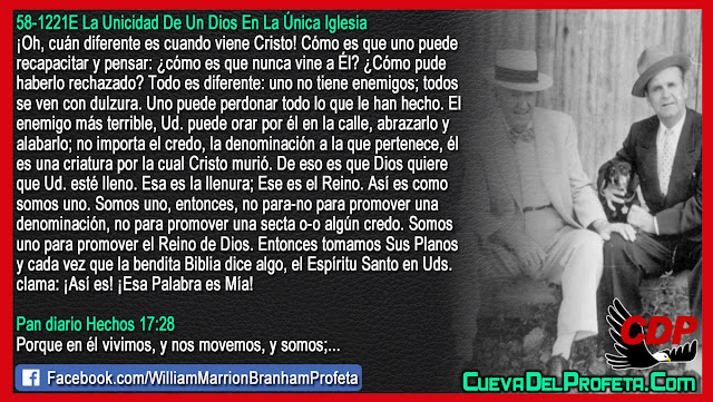 Él es una criatura por la cual Cristo murió - Citas William Branham Mensajes