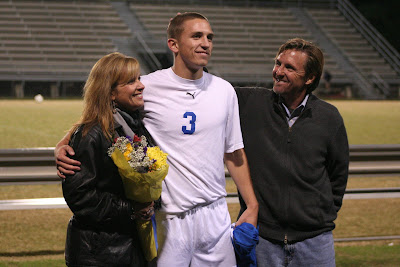 Captain Gabe Chrismon with parents Beverly and Craig Chrismon