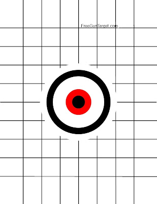 large rifle target