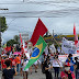 Manifestantes fazem protesto contra Bolsonaro no Recife