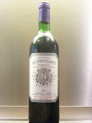 Rotweinflasche von Château La Conseillante, Pomerol, Jahrgang 1981