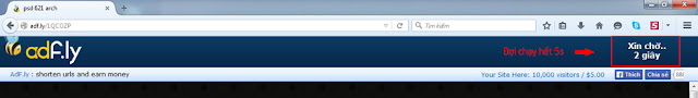 Hướng dẫn tải file miễn phí qua link rút gọn adf.ly về máy tính
