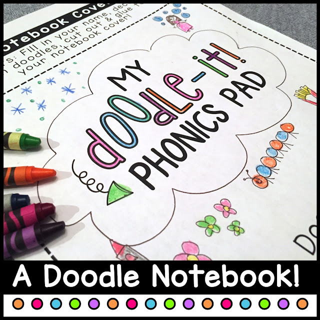 Doodle-It gives your phonics lessons an interactive, creative twist and encourages your Preschool, Kindergarten, or even First Grade kids to explore phonics through art and drawing. The Phonics Poetry book with original poems is explores a variety of concepts including alphabet, blends, digraphs, & more. These interactive activities for kids are great for any time of the year. Start Back to School off right, using Doodle-It as an introduction or review. Also great as End of the Year activities too. Bind them together to create a Doodle Phonics Book!