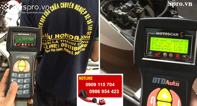 Giá máy chuẩn đoán lỗi xe máy fi cho tiệm sửa xe, head Honda Giá máy chuẩn đoán lỗi xe máy fi cho tiệm sửa xe, head Honda
