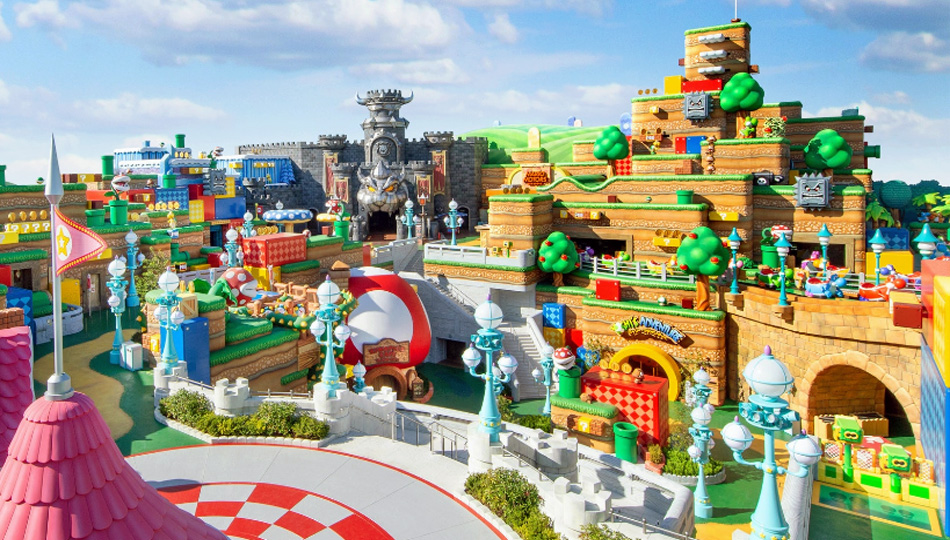 The Super Nintendo World Preview provides the First Look at the Newest Theme Park at Universal Studios