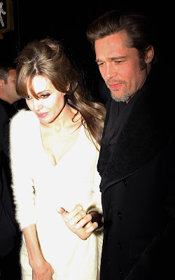 Angelina Jolie with Brad Pitt at 