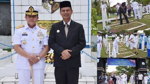 Peringati Hari Dharma Samudra ke-61, Lantamal II Ziarah di TMP Kusuma Bangsa Pariaman