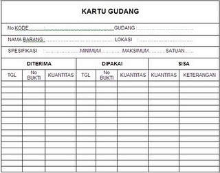 Contoh Buku Gudang - Contoh 0917