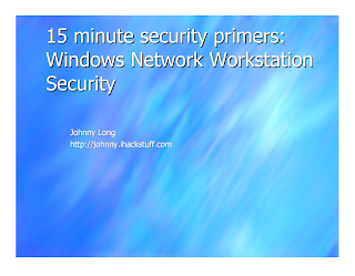  15 minutes security primers by Johnny Long Mediafire Ebook