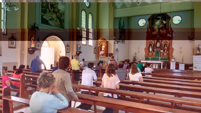 MOVIMENTO DE IRMÃOS DE PALHOÇA É RECEPCIONADO NO SANTUÁRIO